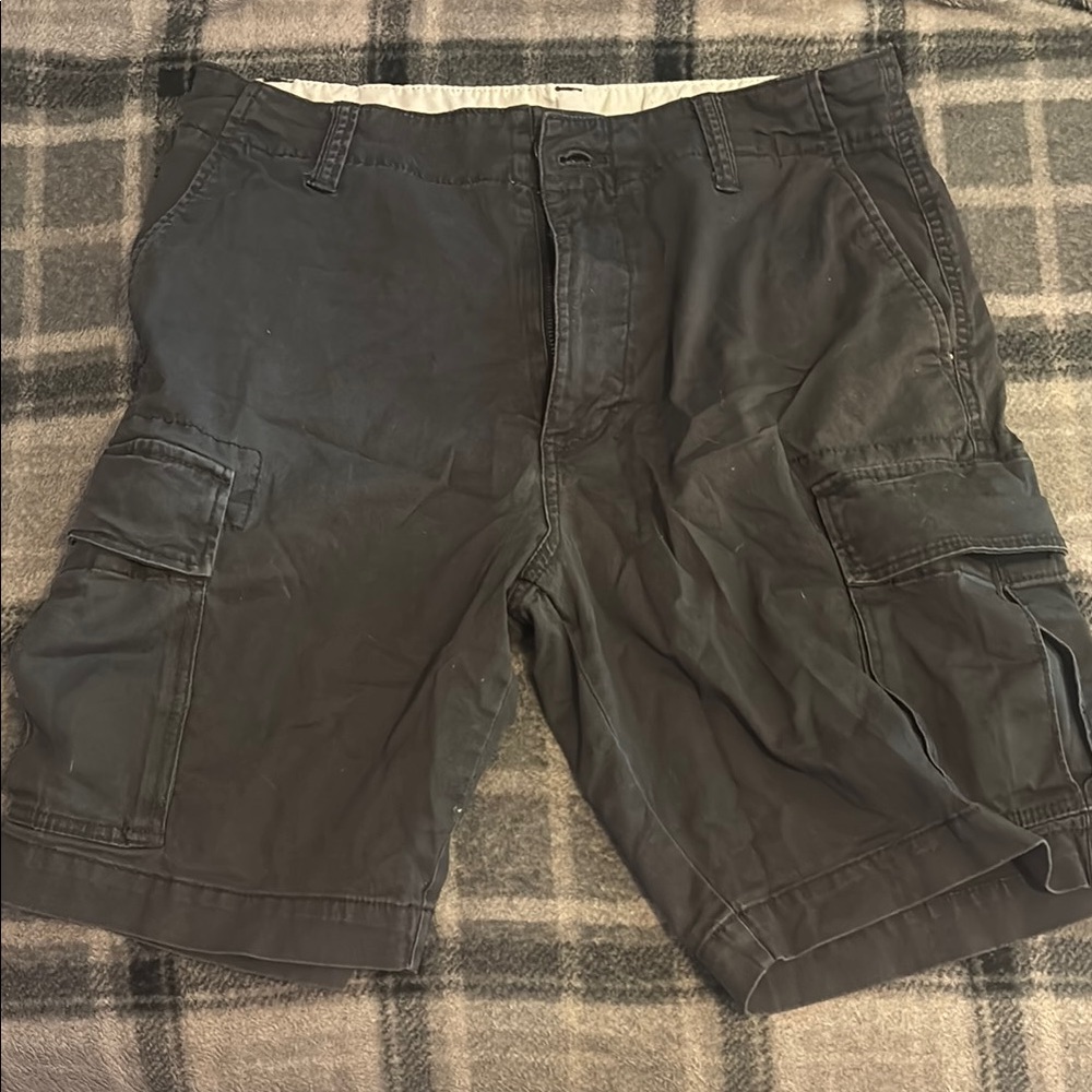 Dark Grey Cargo Shorts